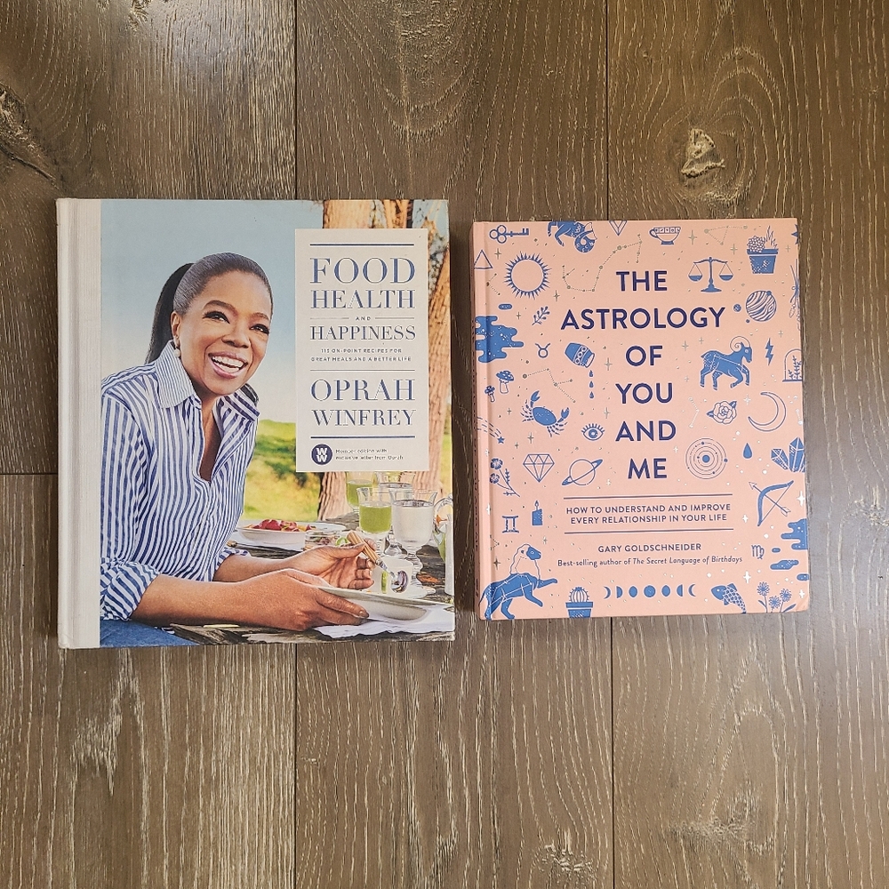 2 Coffee Table Books Oprahs 'Food, Health, & Happiness' & Astrology of You & Me